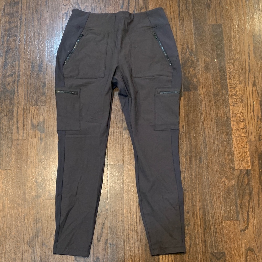 Athleta Black Cargo Joggers